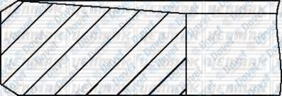 YENMAK 91-09568-000 Segman Std Skystar - Navara Yd25 02->  89mm  ####